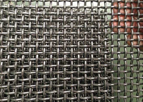 Trituradora de piedra de Mesh Crimped Wire Cloth For del tamiz vibratorio de los SS de la industria hullera