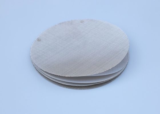 Alambre de acero inoxidable Mesh Extruder Filter Screen Disc SS316L del filtro de la soldadura por puntos