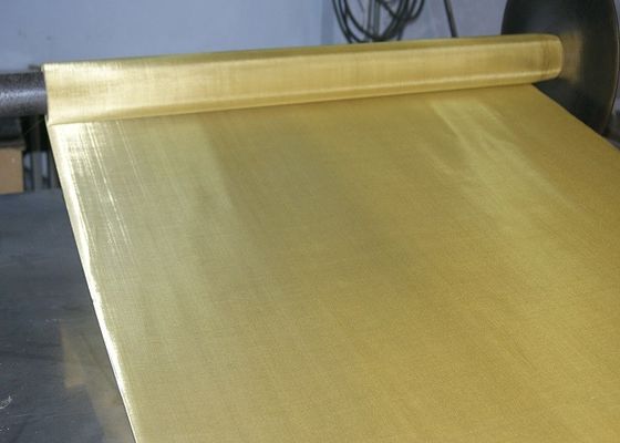 Filtración de cobre amarillo de Mesh For Clay And Powder de la pantalla de filtro de la multa de la armadura de Twilled