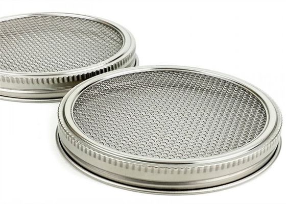 Pantalla redonda del metal de 304SS Mason Jar Sprouting Lids With no que aherrumbra