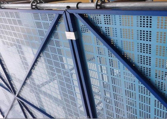 marco que sube perforado de la pantalla anti del descenso de la hoja de metal de la pared exterior del 1.2*1.8m