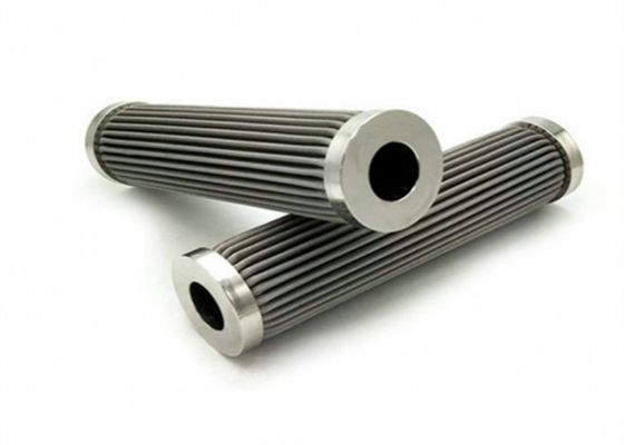 Filtro plisado de acero inoxidable