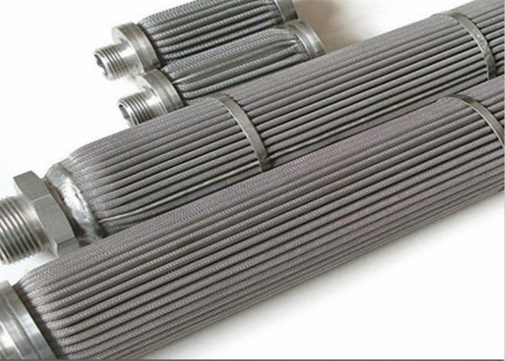 Filtro plisado de acero inoxidable