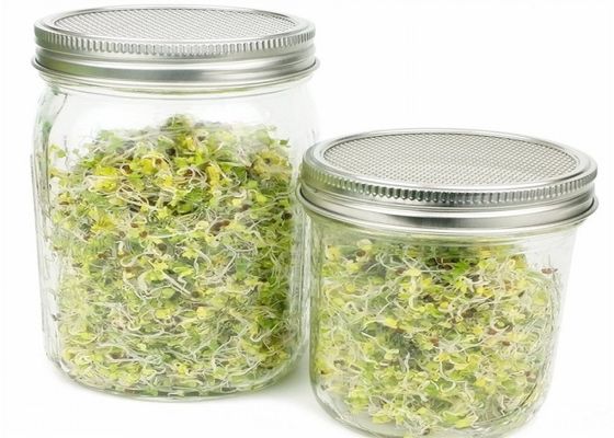 Pantalla redonda del metal de 304SS Mason Jar Sprouting Lids With no que aherrumbra