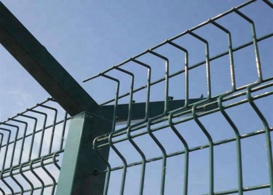 alambre revestido los 5.2m plástico Mesh Panels Airport Security Mesh de los 4.0m que cerca los paneles