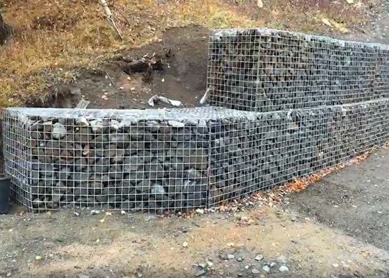 ISO45001 Zn-5 Al Galvanized Welded Wire Mesh artesona para el muro de contención de Gabion