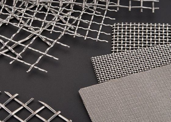 AISI316 filtración de acero inoxidable prensada tejida Mesh Extruder Screen Mesh