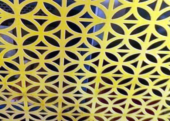 Alta área abierta de acero perforado de malla de hojas de revestimiento de PVC decoración tamaño del agujero 0.1mm