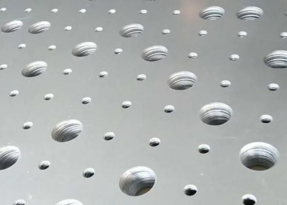 0.2mm-10mm espesor de acero inoxidable hoja de metal perforada con patrones de agujeros personalizados para equipos industriales y filtros