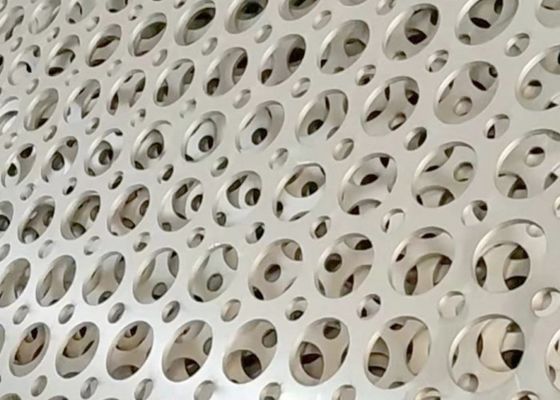 Hoja de metal perforada con revestimiento eléctrico con patrones de agujeros personalizables y resistencia a la corrosión para arquitectura y decoraciones