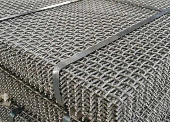 Pantalla de malla de alambre tejido resistente a la corrosión con malla cuadrada para 30° 180° Tipo de gancho