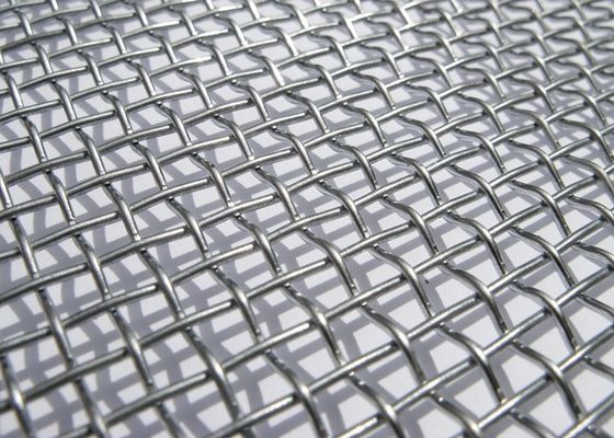 Pantallas de malla de alambre tejido de acero inoxidable de trabajo pesado para resistencia a la abrasión y la corrosión