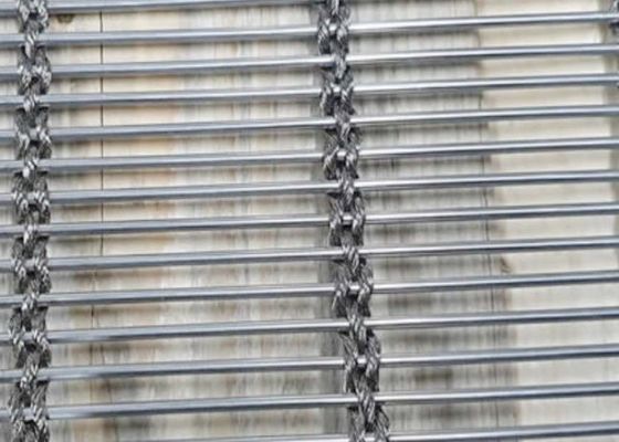 Tipo de malla rectangular de malla de acero tirante tejida galvanizada para durabilidad y longevidad