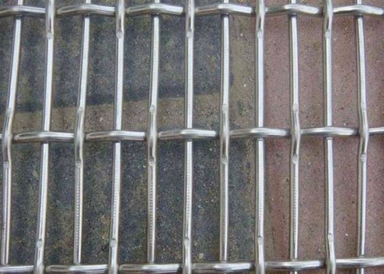 Tipo de malla rectangular de malla de acero tirante tejida galvanizada para durabilidad y longevidad
