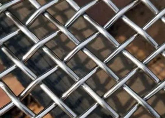Resistencia a la abrasión Agujero cuadrado de acero de alto carbono tela de malla de alambre tejido