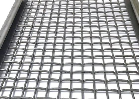 Pantallas de malla de alambre tejido de metal pesado industrial para aplicaciones resistentes a la abrasión