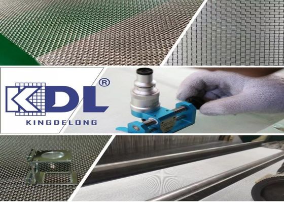 Cuadrados de acero inoxidable SS304 316 de alta calidad, revestimiento de filtro de pantalla de tamizado de metal tejido
