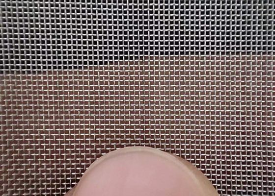 Red de pantalla de acero inoxidable resistente a la corrosión con anchura máxima de 8 metros