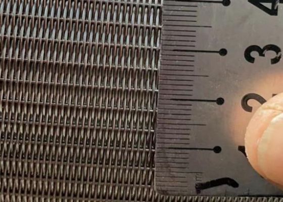 Pantalla de malla de alambre de acero inoxidable de tejido holandés usado en filtración fina