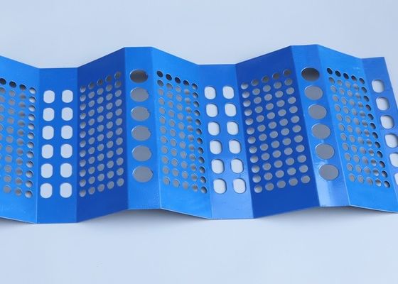 Hoja de malla de acero inoxidable perforada duradera con recubrimiento epoxi para aplicaciones arquitectónicas