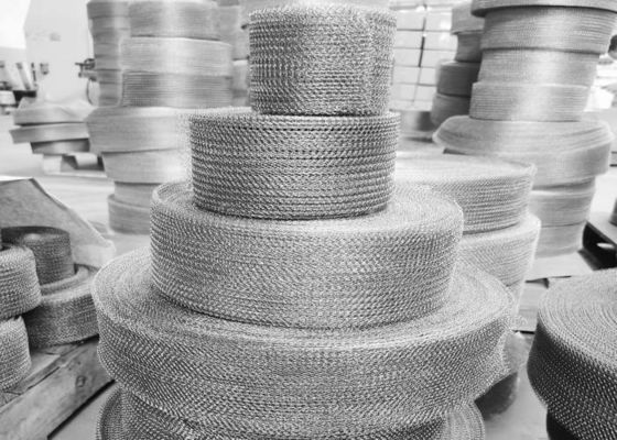 ISO 9001 malla de alambre de punto de acero inoxidable para elementos de filtro