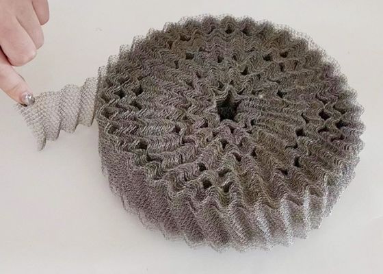 Maquillaje de alambre de punto resistente al calor y resistente a la corrosión para filtración de líquidos