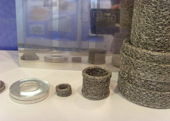 Tubo de malla de alambre de alambre de hebra única de acero inoxidable tejido duradero para filtración