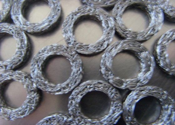 Rejas de alambre de punto resistentes a la corrosión de tejido de hebra única para filtración de líquidos sólidos al aire