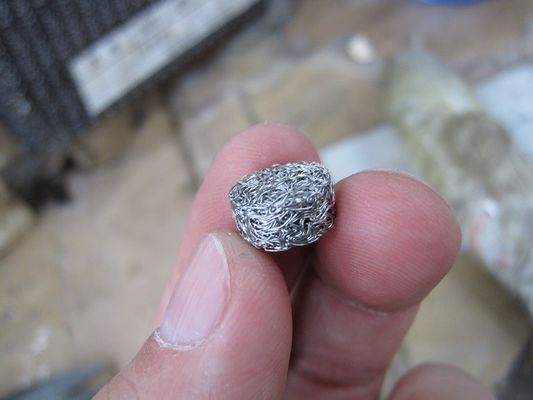 Rolos de malla de alambre galvanizado de punto resistentes al calor contra la corrosión