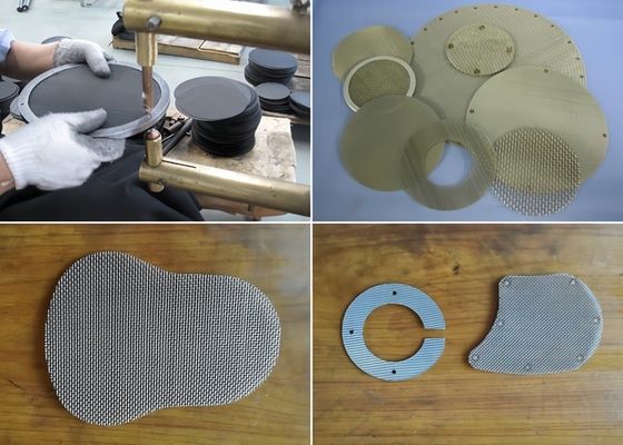 Filtración química de petróleo malla de filtro de acero inoxidable de diferentes tamaños y formas