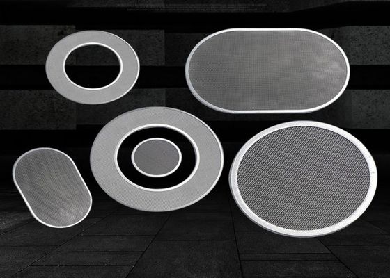 Redes de filtro de acero inoxidable de tejido plano para industrias petroleras y químicas