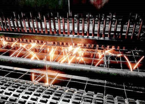 Superficie galvanizada resistente a la roya de alambre soldado con rodillos de cercas de 1,5 mm de diámetro