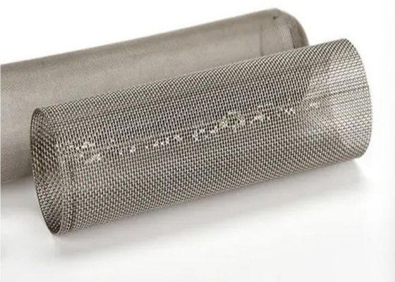 Cuadro de filtración industrial malla de filtro SUS304 304L alambre de acero inoxidable 3-500 malla cuadrada tejido plano