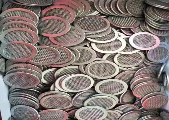 Cuadrados de filtro de pantalla con tejido plano para filtración industrial
