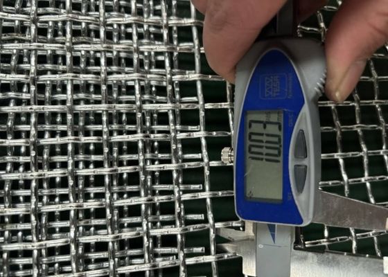 0.03-50.8 mm de malla de tamaño de alambre de acero para un rendimiento de filtración eficaz