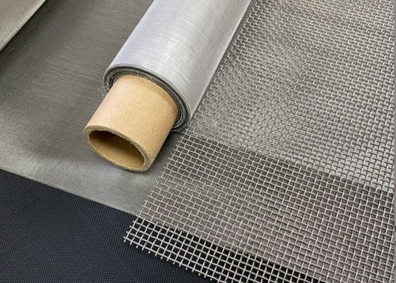 Filtro de malla de alambre de resistencia al ácido y alcalino Apertura 10-100 Cuenta de malla y permeabilidad al aire de 1,8 a 6,0