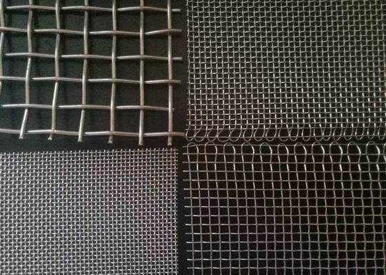 Pantalla de acero inoxidable de cantera revestida con epoxi con borde selvage y alta resistencia a la tracción