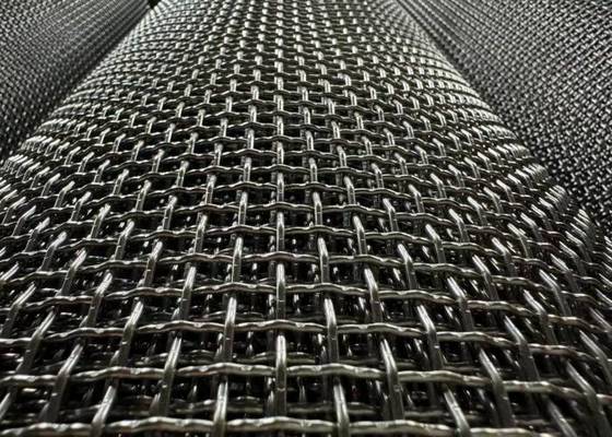 Malla de alambre tejido de alta resistencia a la tracción con tamaño de apertura de 2 mm y ancho de rollo de 0.9-1.5 m