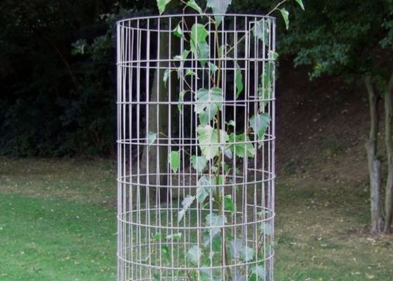 Plantas revestidas plásticas de Mesh Panels For Support Of del alambre de ISO9001 SS304 SS201