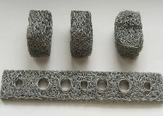 SS304 SS316 comprimió el alambre hecho punto Mesh Gaskets For Shock Absorption