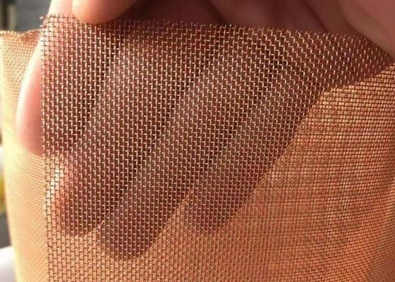Protegiendo el alambre tejido de cobre Mesh Screen 200hz-5000hz 99,99% de la eficacia puro