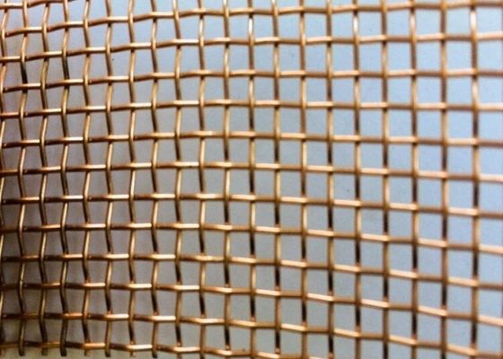 El cobre u otras aleaciones claramente teje la longitud tejida de Mesh Screen los 50m del alambre