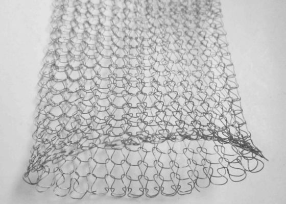 Filtración eficiente de malla de alambre de punto de 90 mm en sistemas de filtración