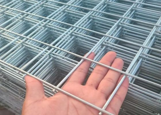 Panel de malla de alambre soldado galvanizado de 8 calibres para cercas temporales duraderas