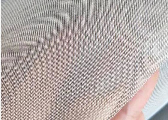 316L tela de malla de alambre de acero inoxidable de tejido trenzado para filtración de precisión