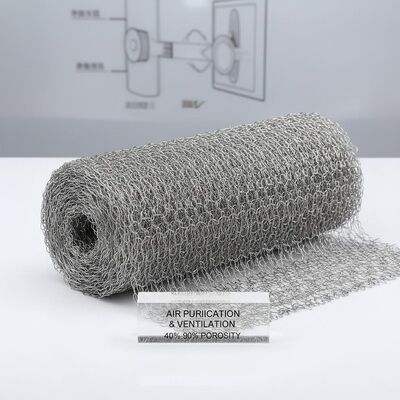 Malla de alambre tejida de tejido de porosidad del 40 por ciento al 90 por ciento diseñada para sistemas de ventilación y purificación de aire