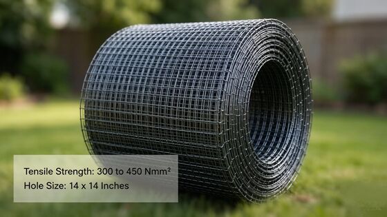 Rolos de malla soldada galvanizada con soldadura eléctrica y resistencia a la tracción de 300-450 N/mm2 para cercas de patio