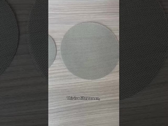 Red de filtro de acero inoxidable de agujero pequeño 316L para filtración industrial fina