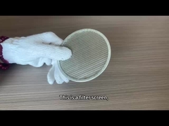 pantalla de acero inoxidable enmarcada de aluminio del extrusor de la pantalla plástica del extrusor 1-800mesh