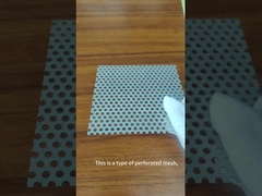 Ventilación y filtración de humo Hoja de malla perforada 0.1mm-12mm de espesor